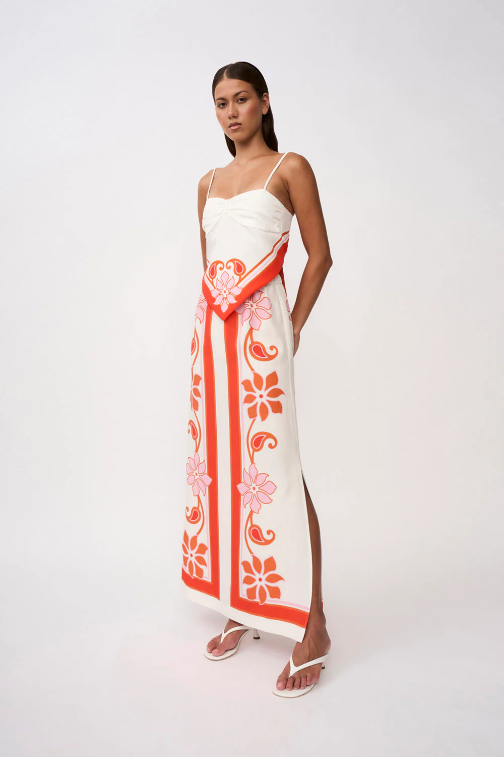 Sierra Paradiso Tie Back Cami | Final Sale - Pink Red Orange