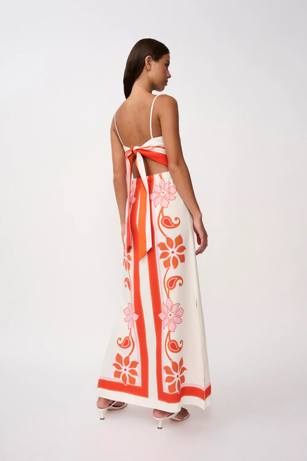 Sierra Paradiso Tie Back Cami | Final Sale - Pink Red Orange - Image 3