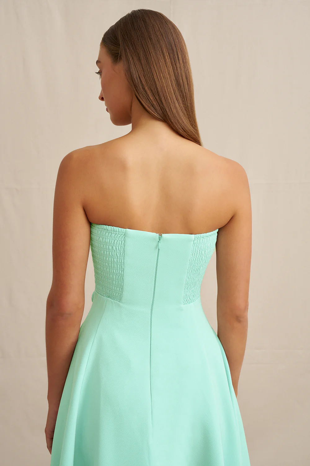 Sky Flower Strapless Dress - Image 6