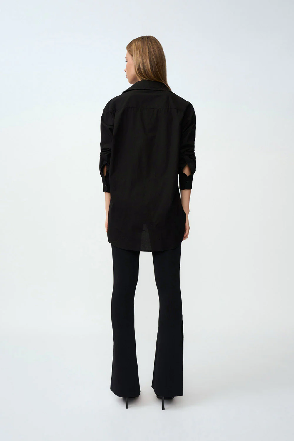 Sliced Flare Knit Pant Regular Leg | Final Sale - Black - Image 4