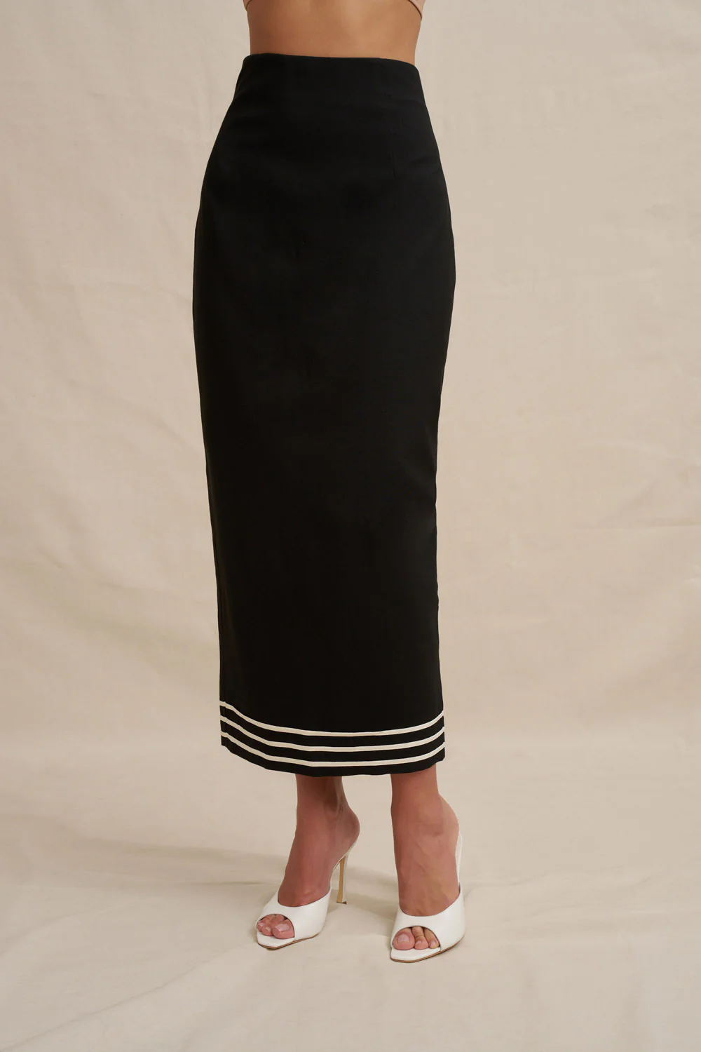 Sloane Stripe Ankle Skirt - Image 6