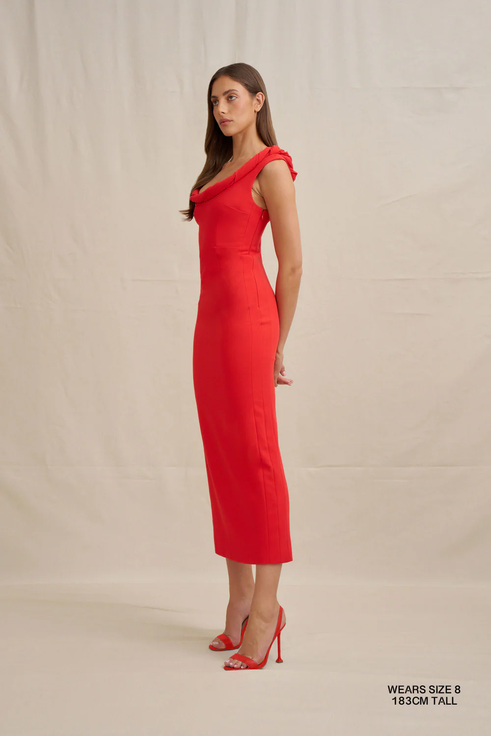 Talia Twist Midi Dress - Image 3