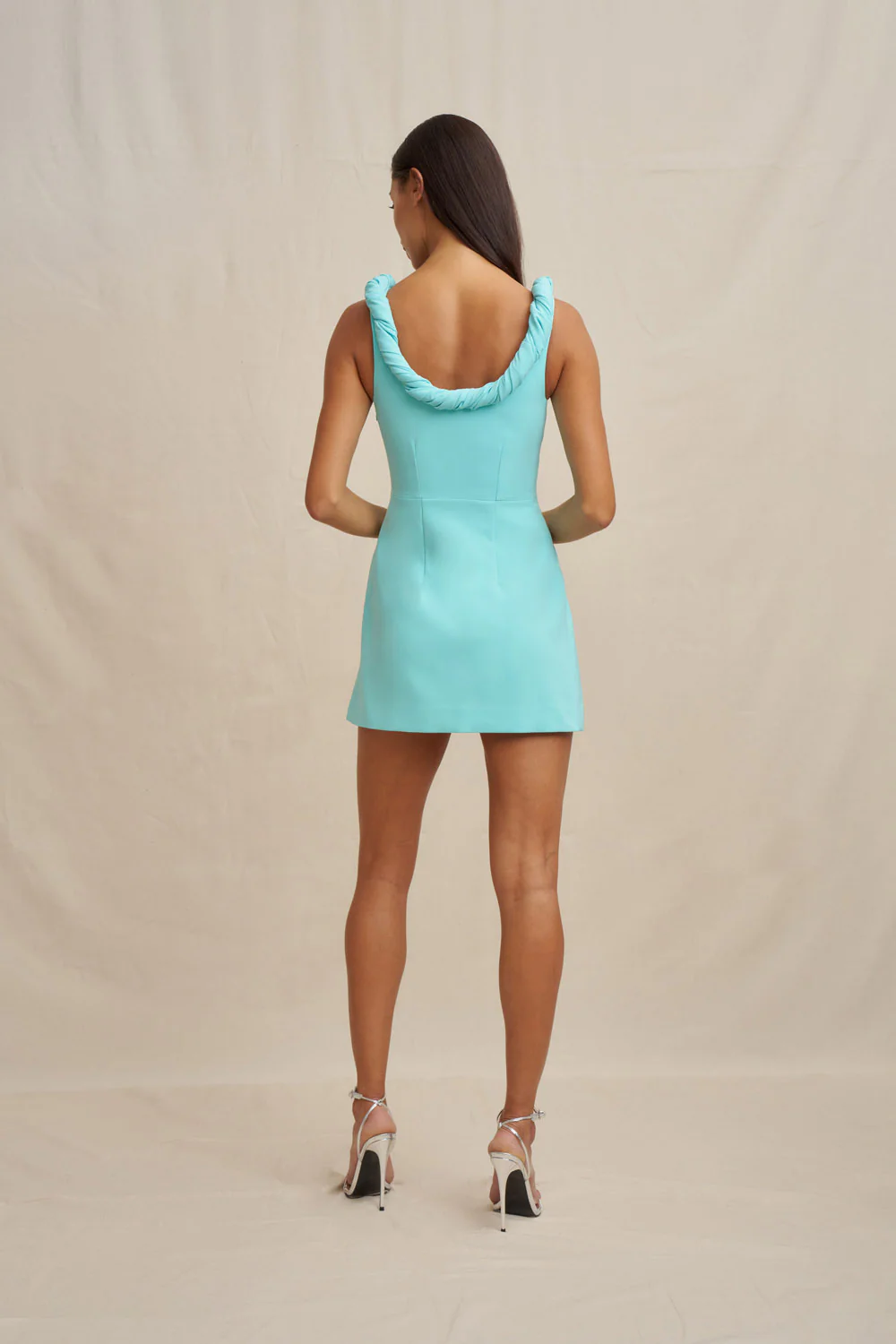 Talia Twist Mini Dress - Image 4