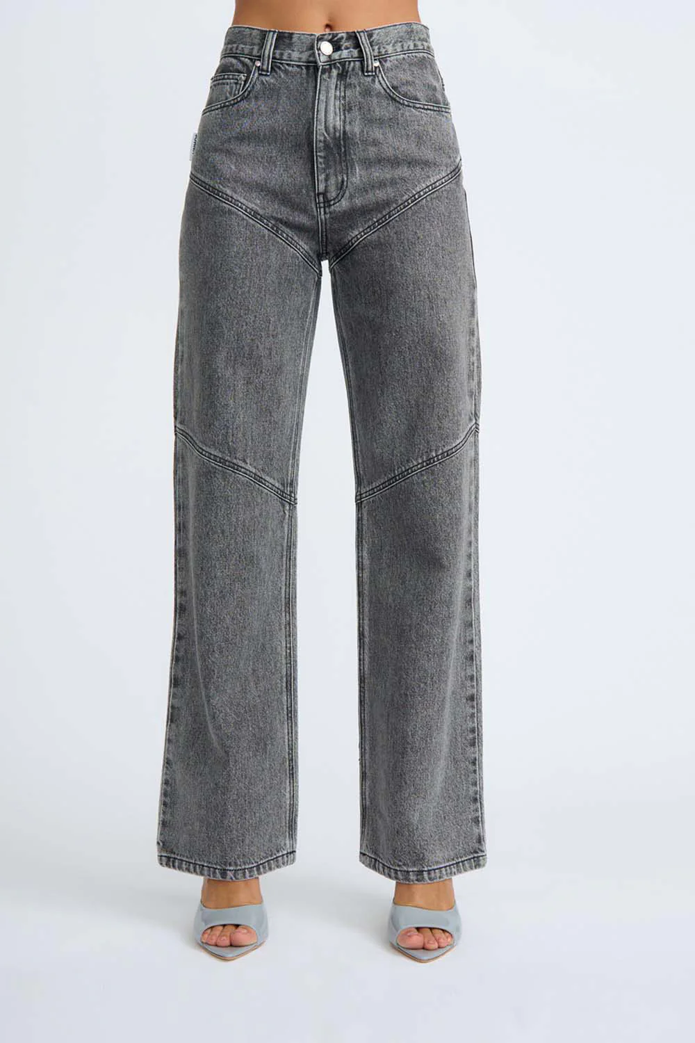 Rebel Cut Johnny Jean | Final Sale - Grey Stone Wash - Image 2