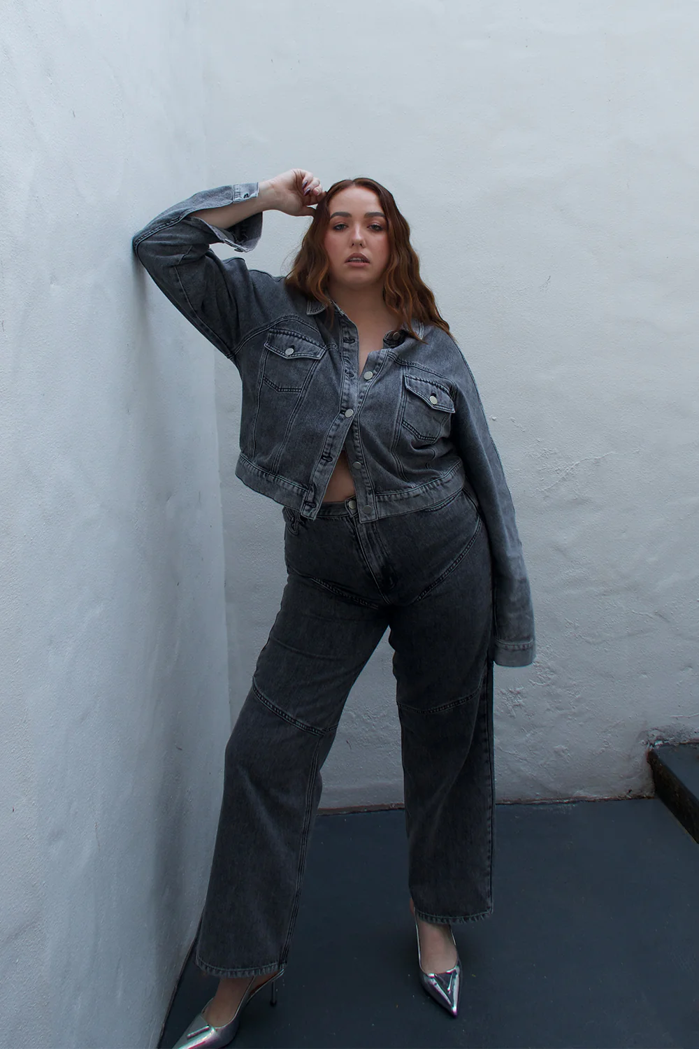 Rebel Cut Johnny Jean | Final Sale - Grey Stone Wash - Image 4