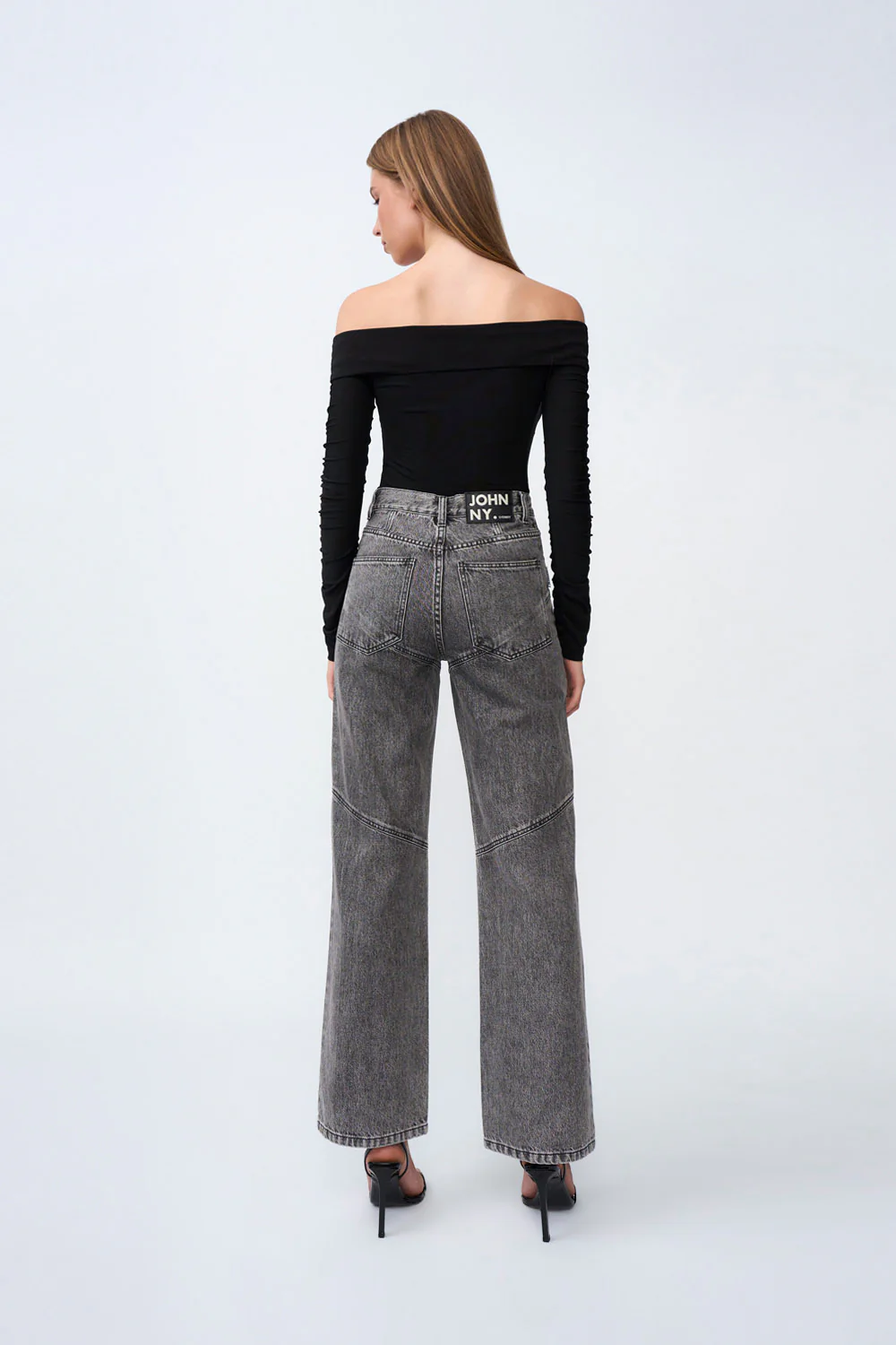 Rebel Cut Johnny Jean | Final Sale - Grey Stone Wash - Image 5