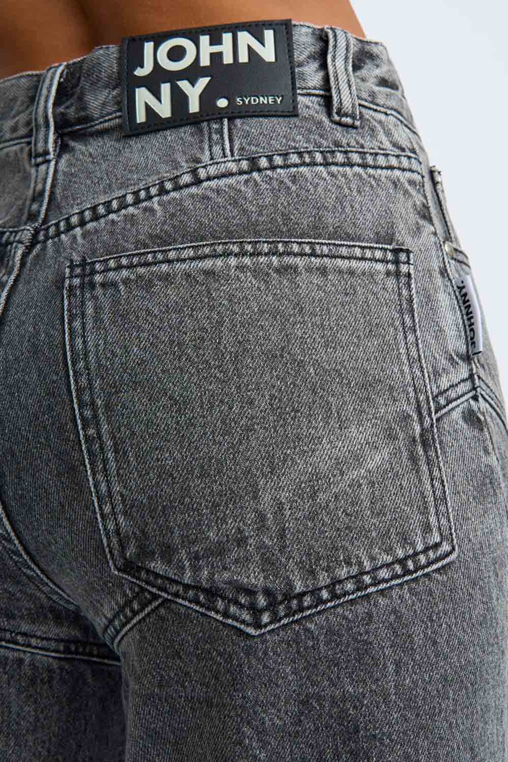 Rebel Cut Johnny Jean | Final Sale - Grey Stone Wash - Image 6