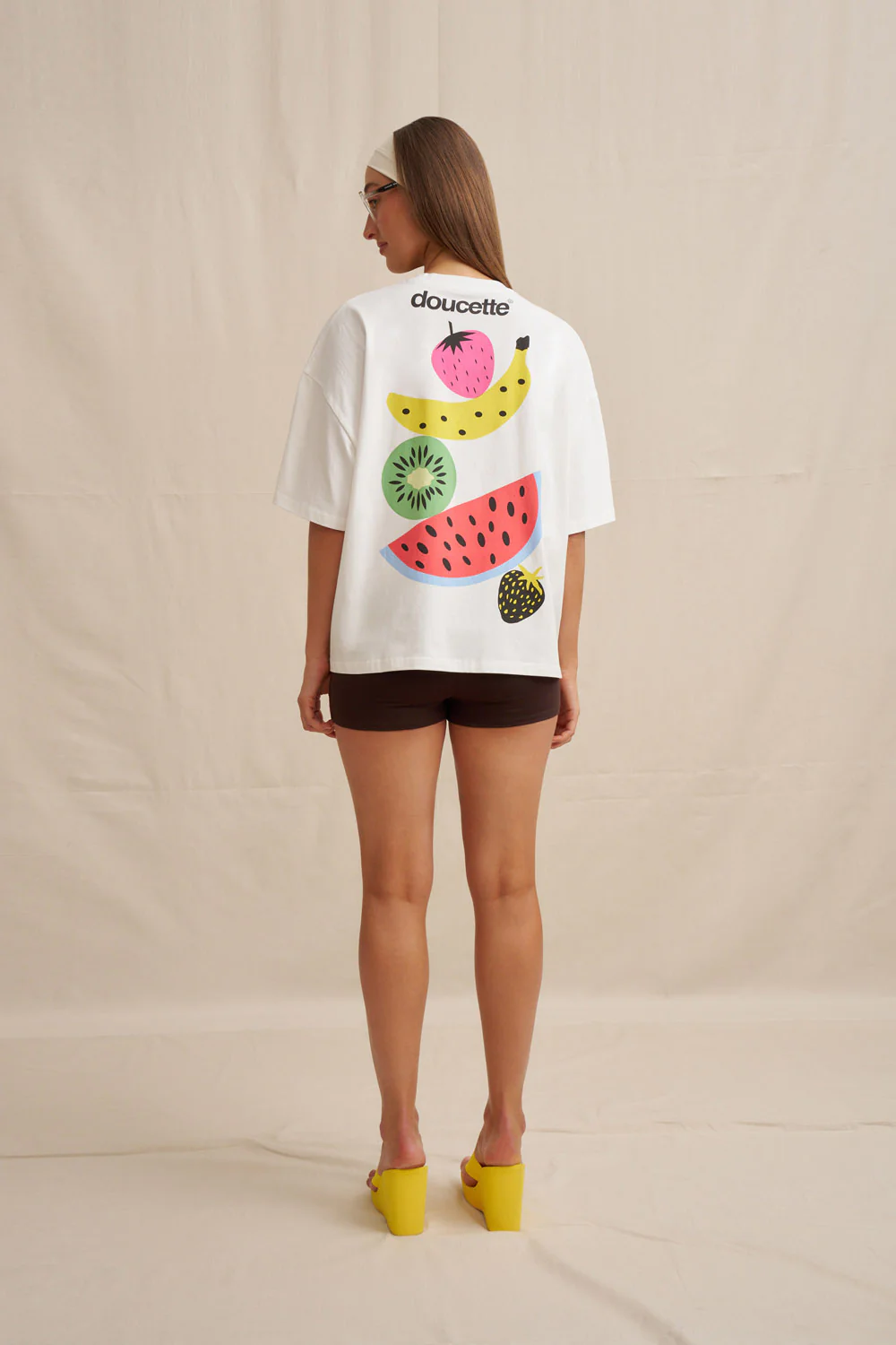 Unisex Stacked Fruit Compact Tee