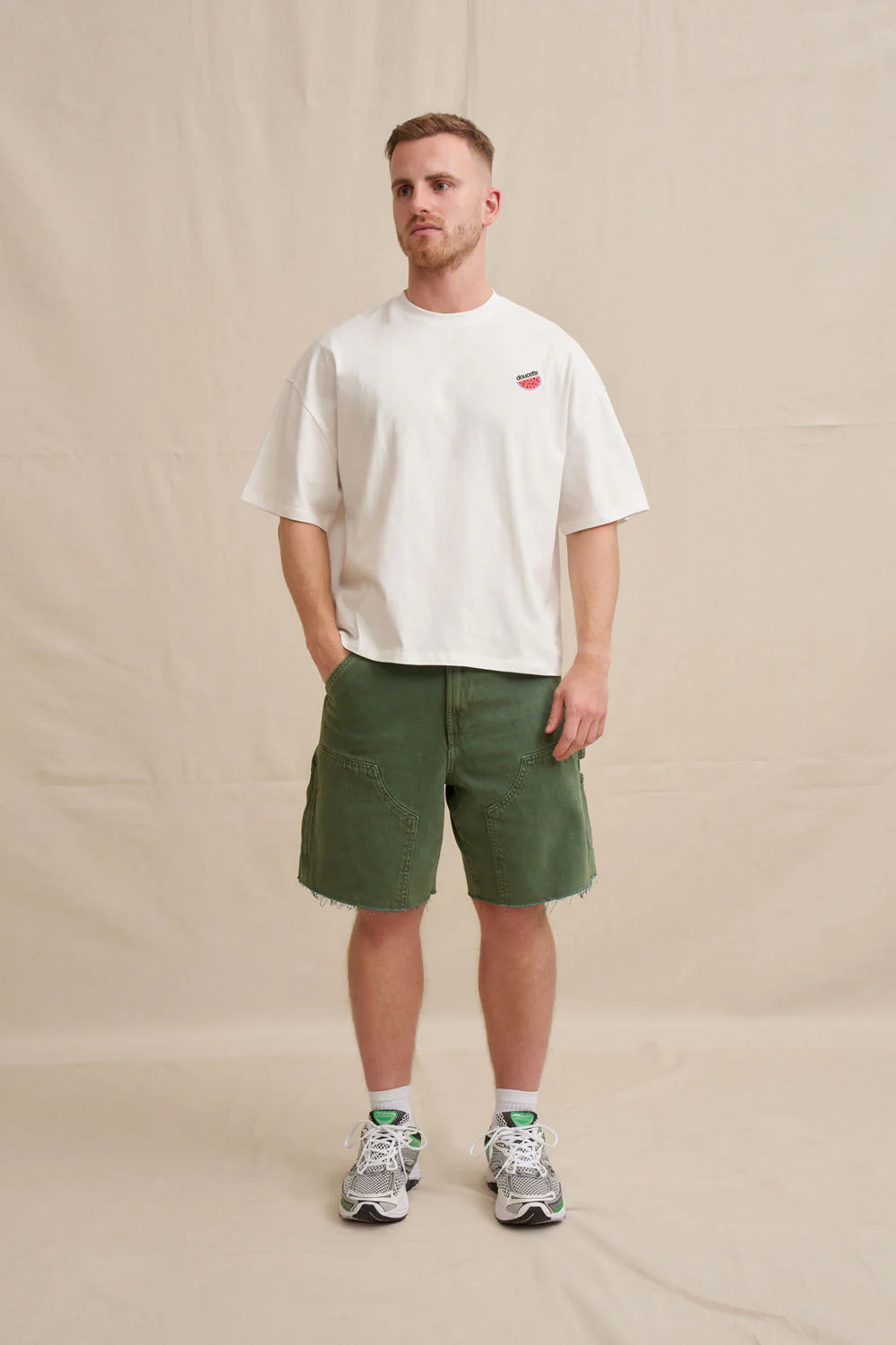 Unisex Stacked Fruit Compact Tee - Image 7