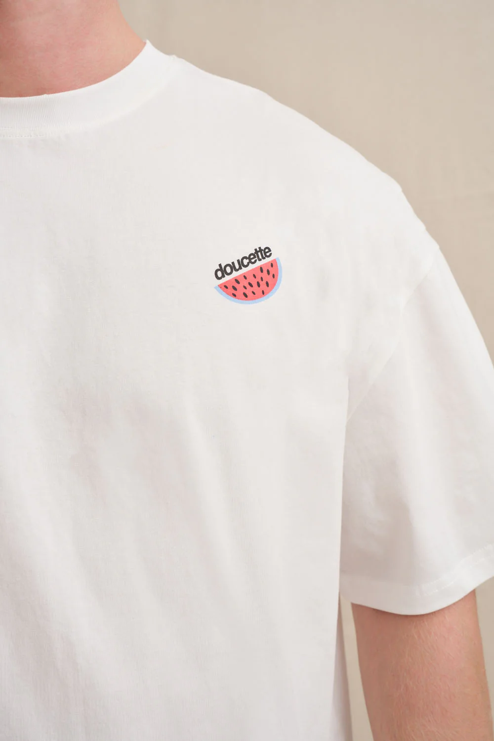 Unisex Stacked Fruit Compact Tee - Image 8