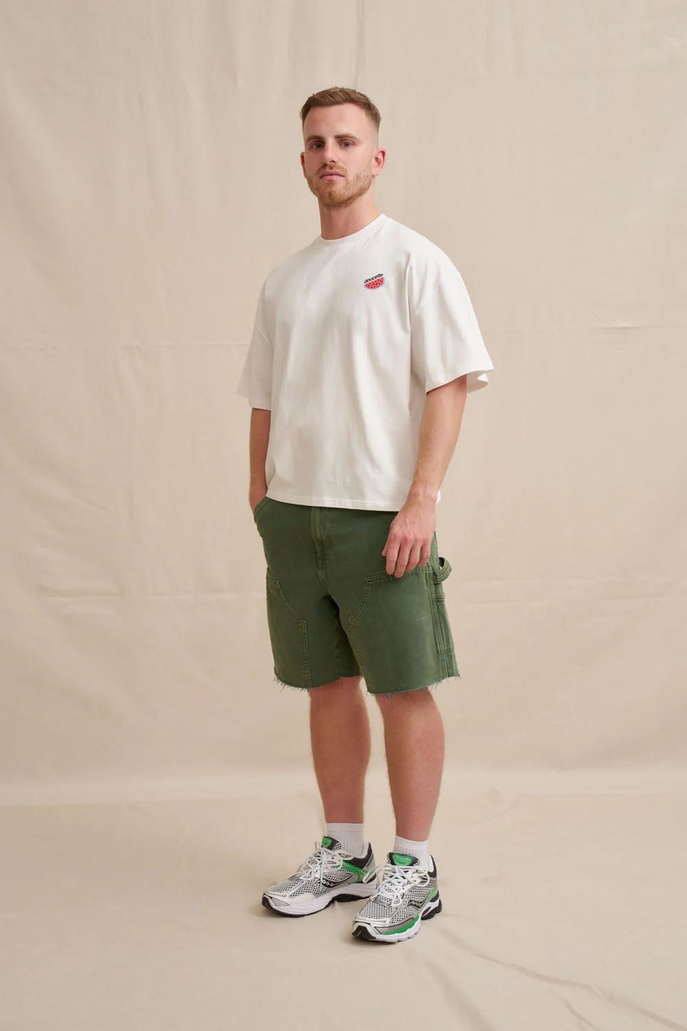 Unisex Stacked Fruit Compact Tee - Image 9