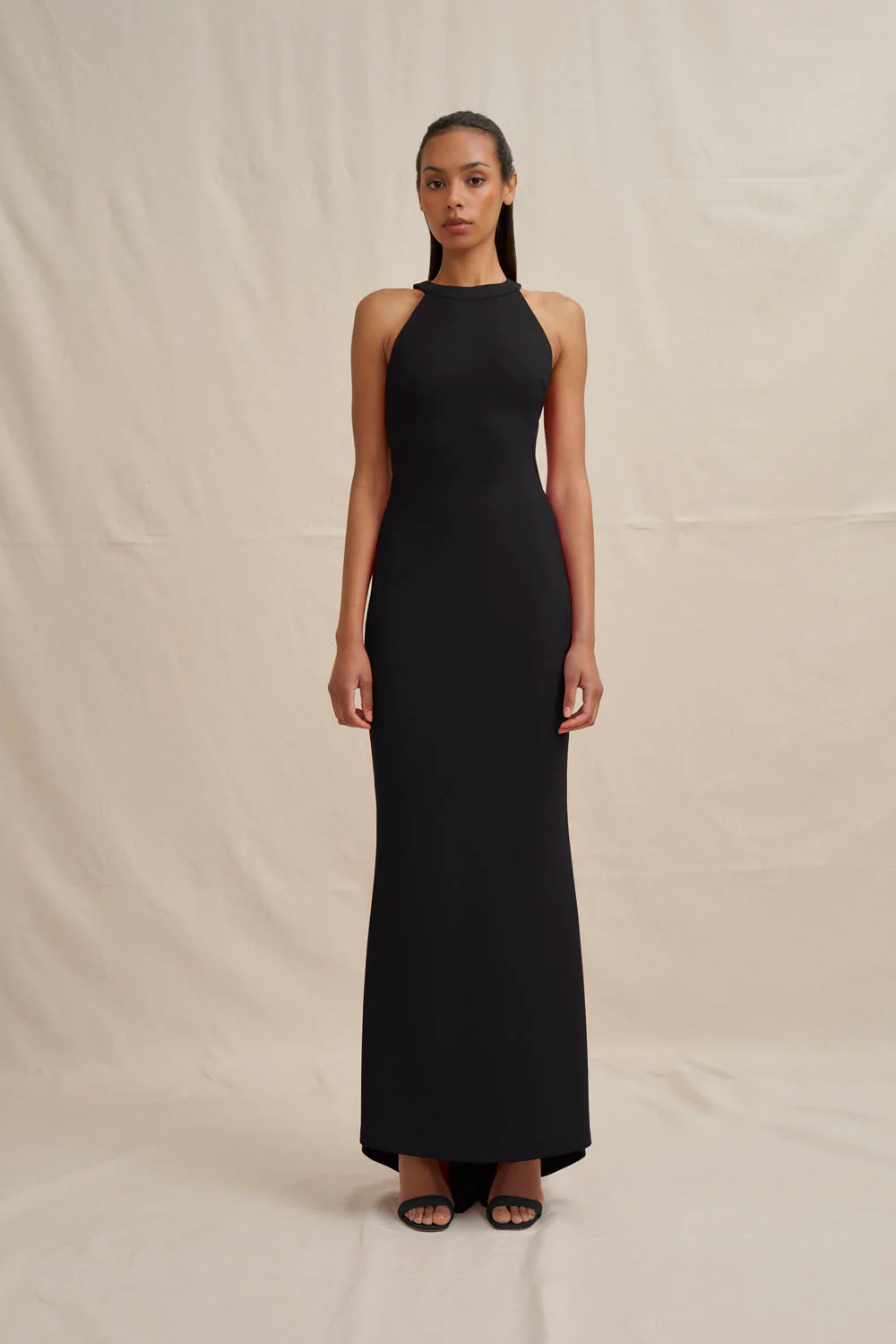 Velora Open Back Jersey Gown - Image 5