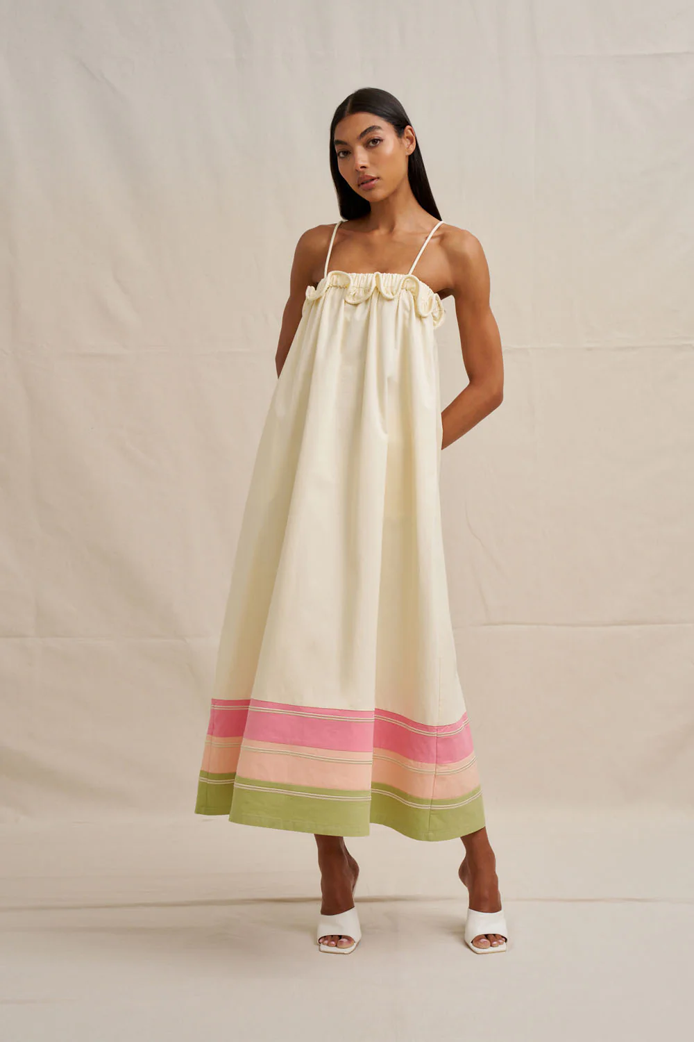 Verona Sun Dress - Ecru - Image 10