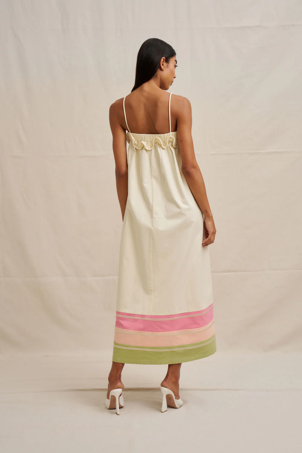Verona Sun Dress - Ecru - Image 9