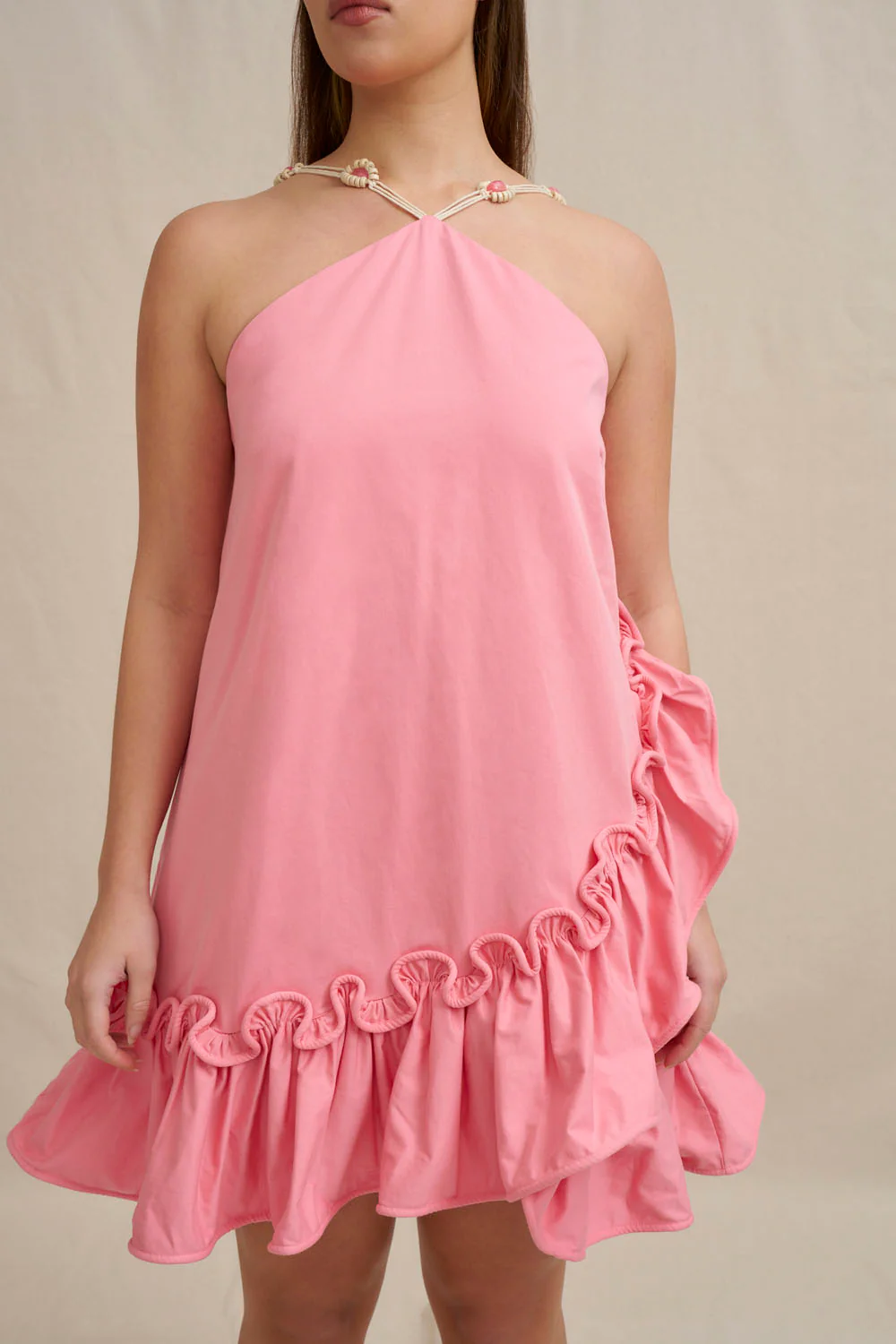 Verona Mini Dress - Pink - Image 11