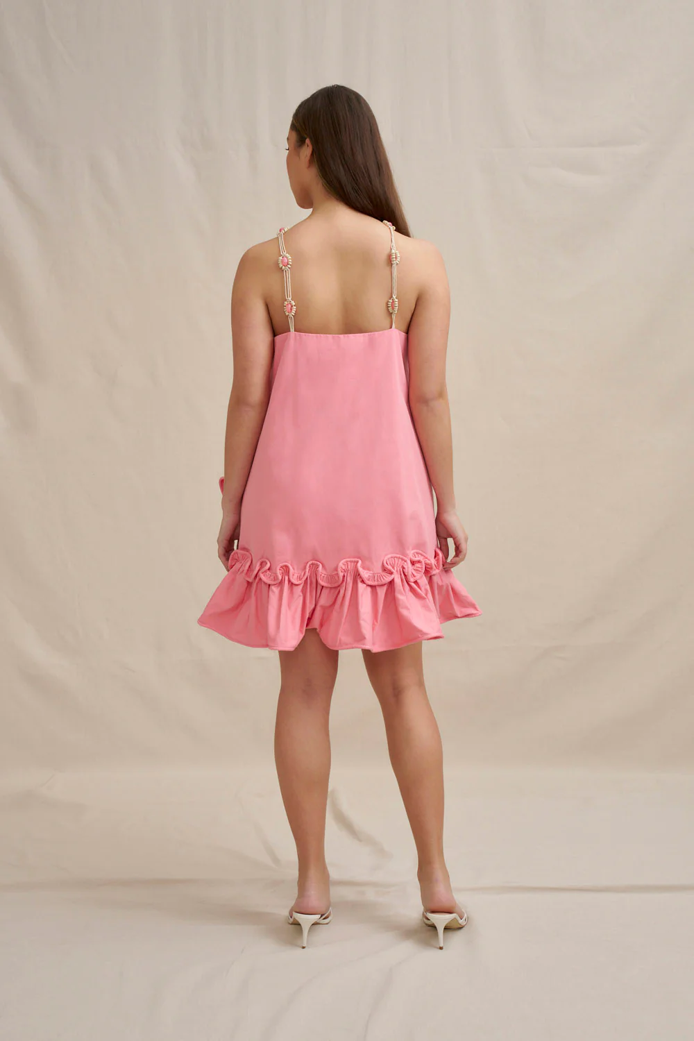 Verona Mini Dress - Pink - Image 13