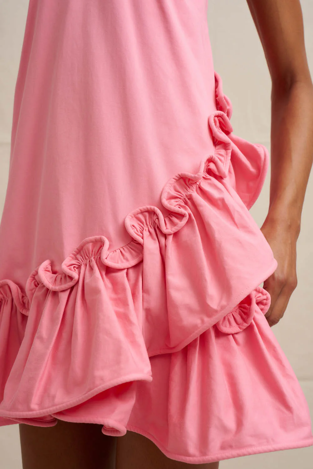 Verona Mini Dress - Pink - Image 4