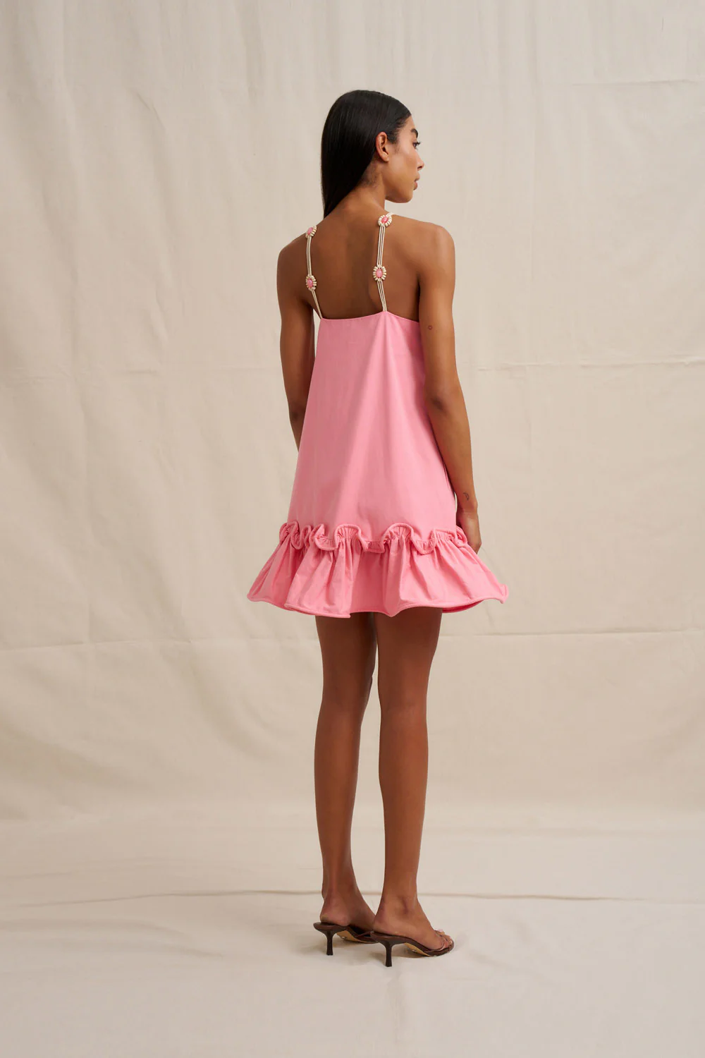 Verona Mini Dress - Pink - Image 8