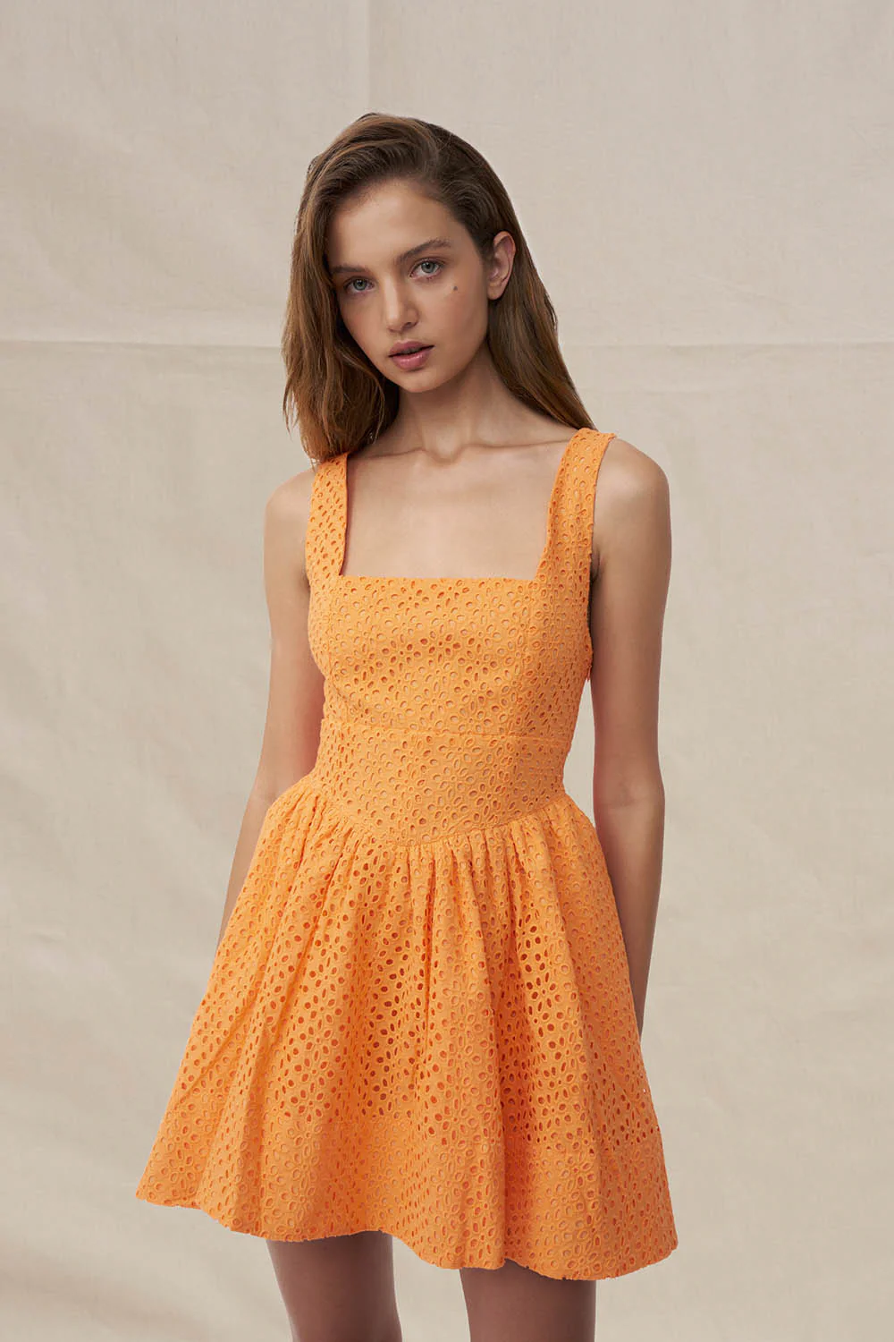 Vita Anglaise Mini Dress - Mango - Image 2
