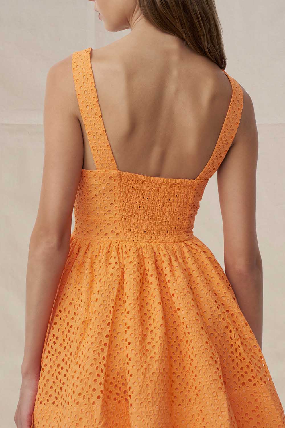 Vita Anglaise Mini Dress - Mango - Image 5