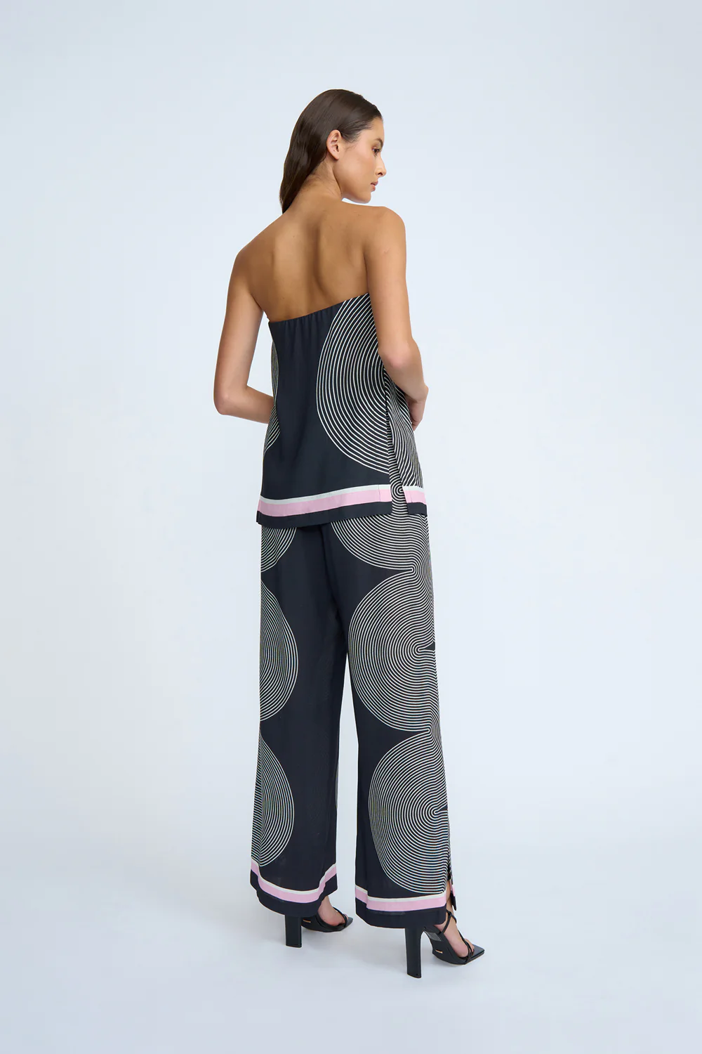 Zen Linear Pant | Final Sale - Black Ivory Pink - Image 4