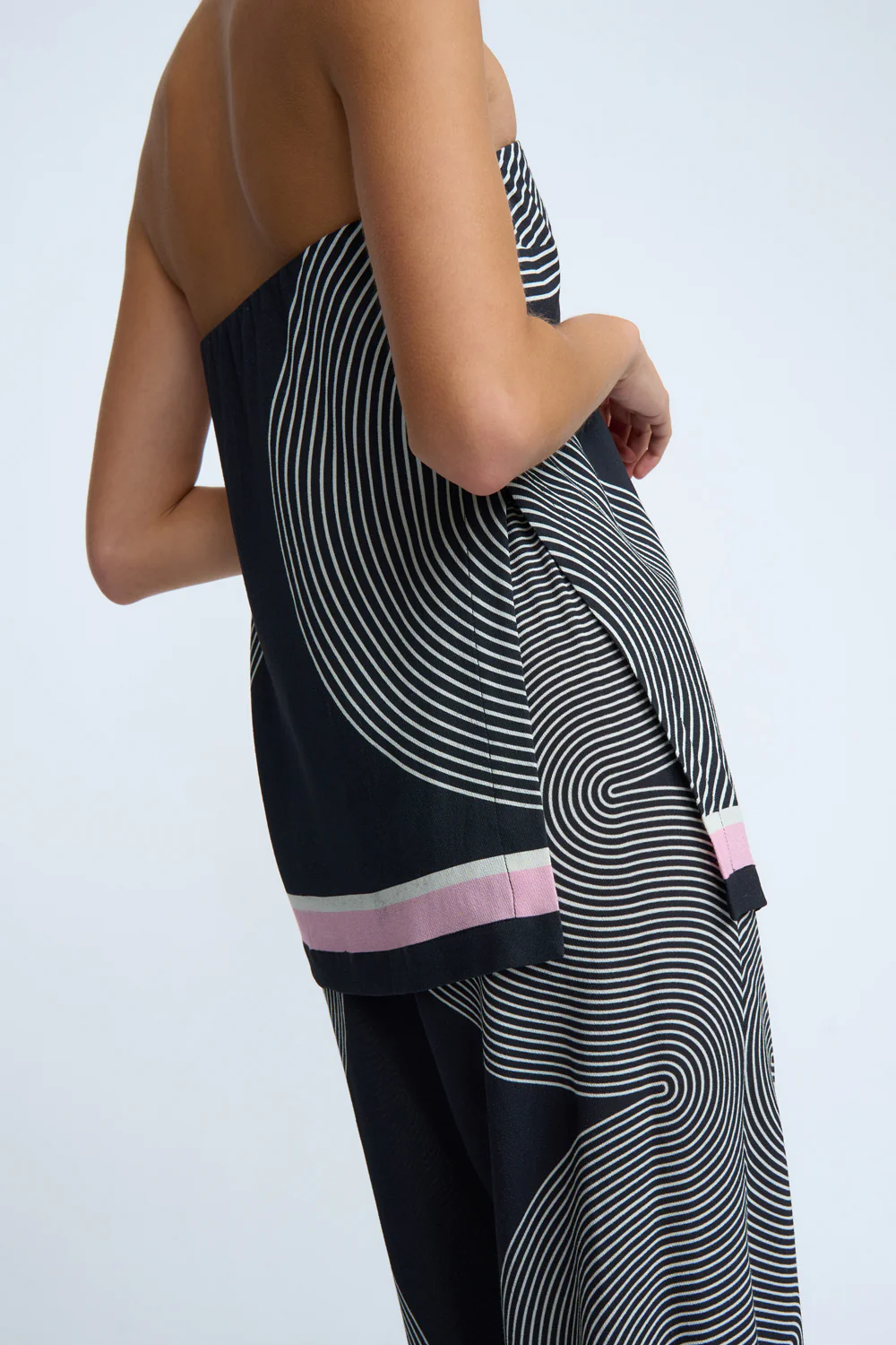 Zen Linear Pant | Final Sale - Black Ivory Pink - Image 5